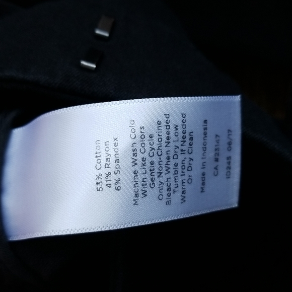 (6P) Talbots Women's High Waist Slim Rayon Blend Trousers Business Office Work - Picture 3 of 9